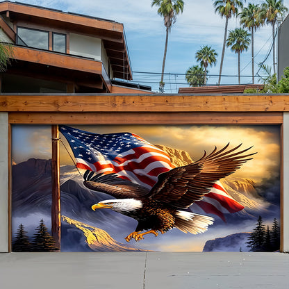 Lorva Garage Door Banner Decoration 250th Anniversary Cross The Mountain
