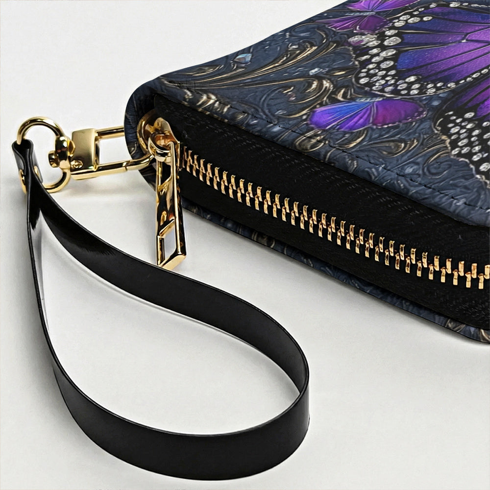 Lorva Butterfly Leather Wallet Hope Love