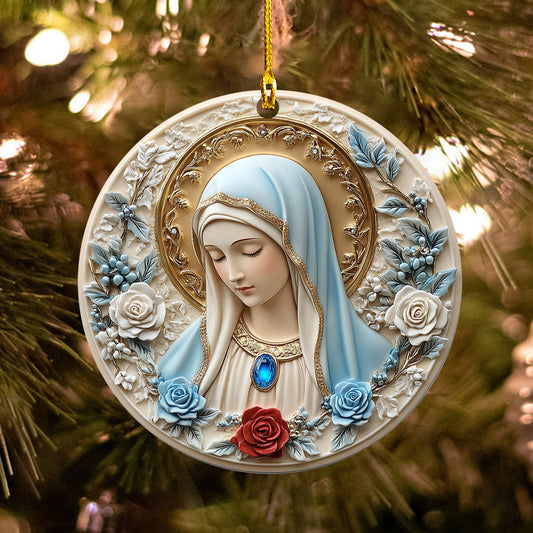 Lorva 2D Acrylic Ornament Graceful Virgin Mary