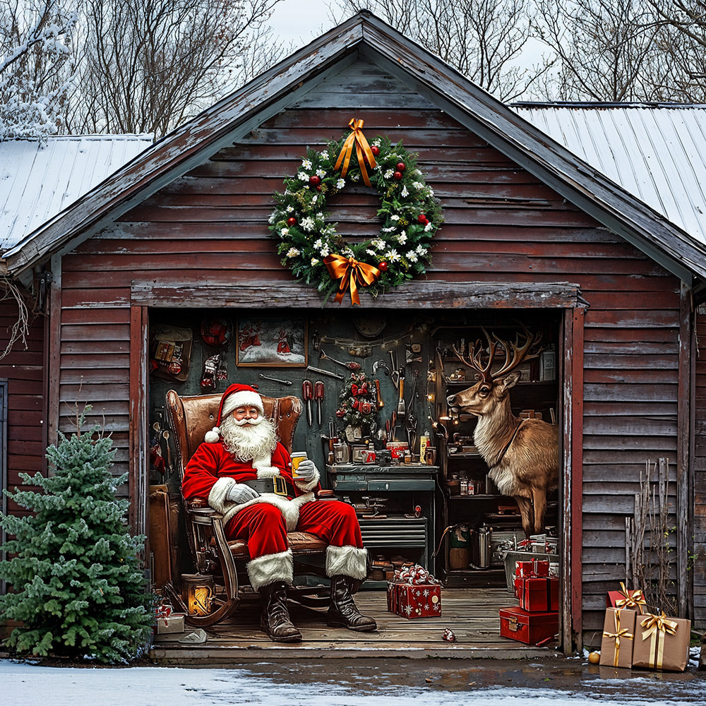 Lorva Christmas Garage Door Banner Decoration Majestic Home