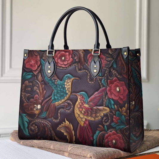 Lorva Hummingbird Leather Bag Petal & Flight