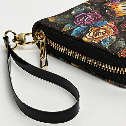 Lorva Butterfly Leather Wallet Gorgeous