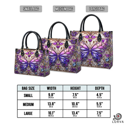 Lorva Leather Bag Charming Butterfly