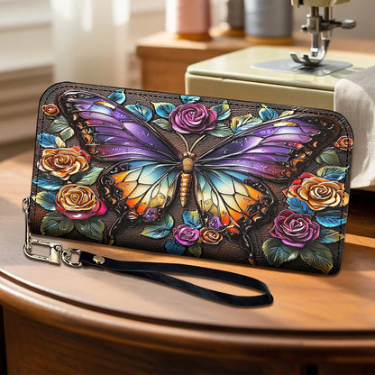 Lorva Butterfly Leather Wallet Gorgeous