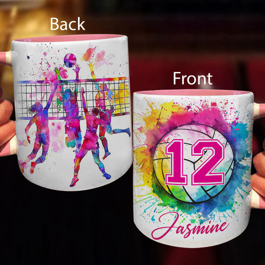 Lorva Personalized Mug Just A Girl Who Loves Volleyball