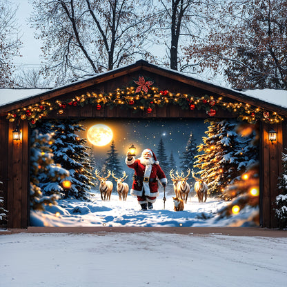 Lorva Christmas Garage Door Banner Decoration Christmas Delight