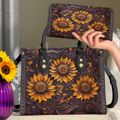 Lorva Leather Bag Sunflower Hope Love