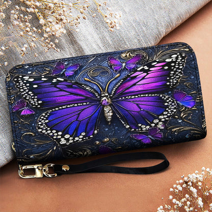 Lorva Butterfly Leather Wallet Hope Love