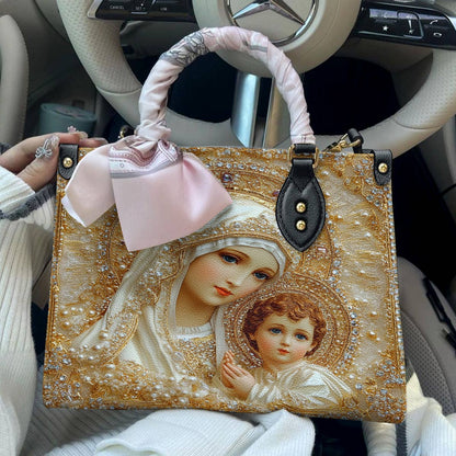 Lorva Leather Bag Blessed Mother