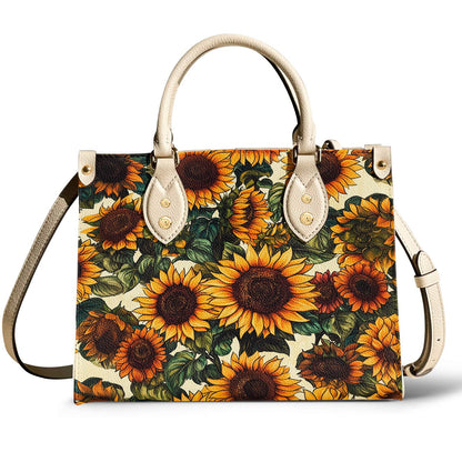 Lorva Leather Bag Vintage Sunflower