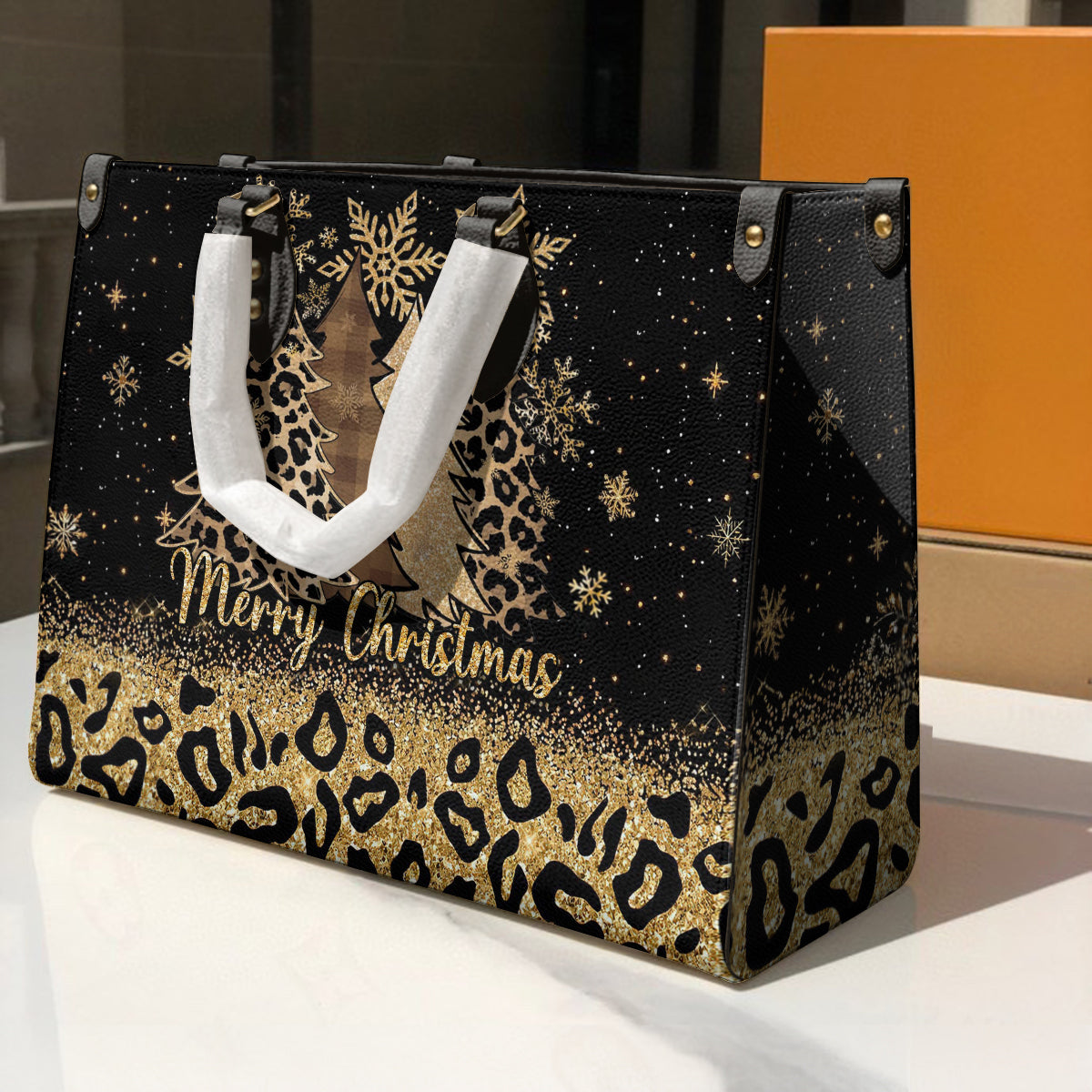 Christmas Lorva Leather Bag Sparkling