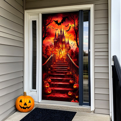Lorva Halloween Door Cover Haunted Hollow Entrance
