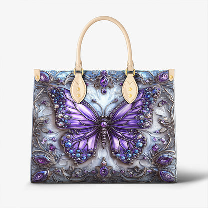 Lorva Leather Bag Beautiful Butterfly