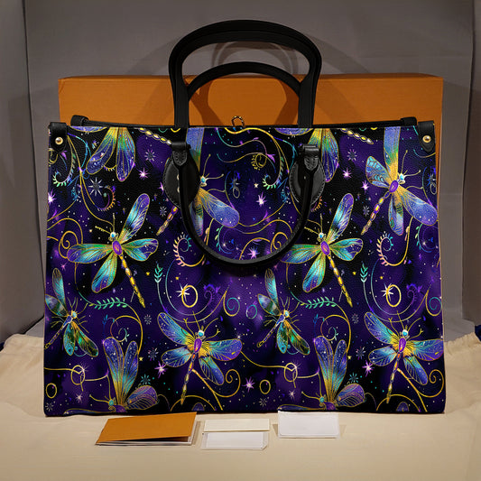 Lorva Dragonfly Leather Bag Mystic