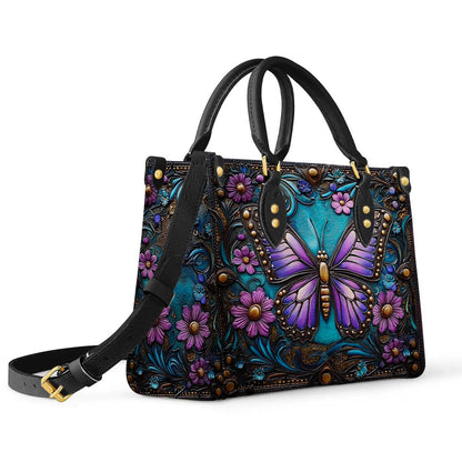 Lorva Leather Bag Classical Butterfly