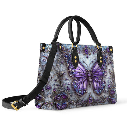 Lorva Leather Bag Beautiful Butterfly