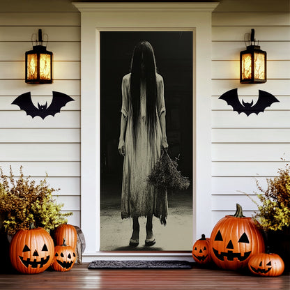 Lorva Halloween Door Cover The Ghostly Girl