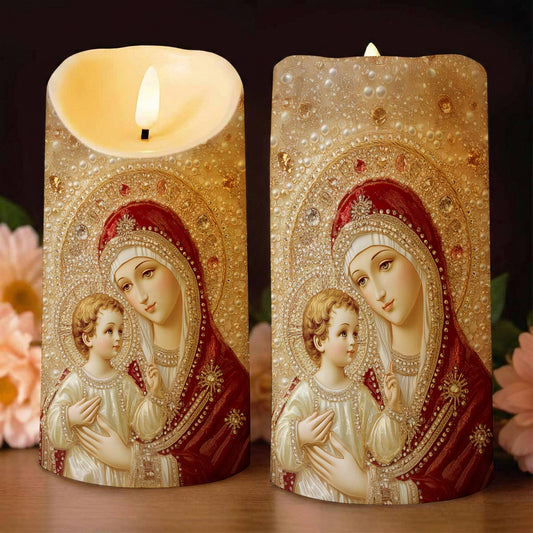 Lorva LED Candle Holy Mother Serenity
