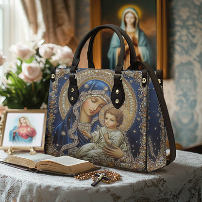 Lorva Virgin Mary Leather Bag Charming Love