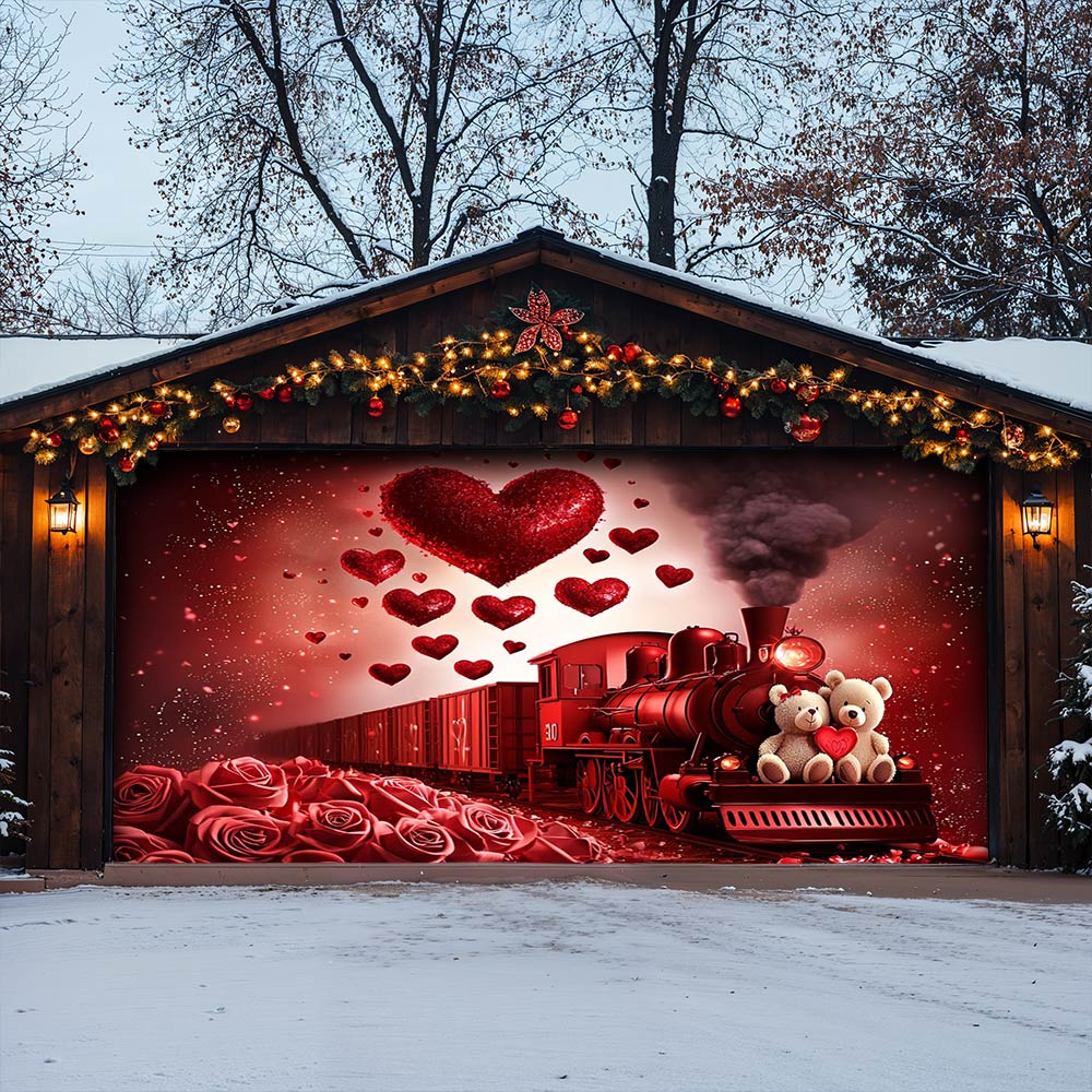 Lorva Garage Door Banner Decoration Journey Of Love
