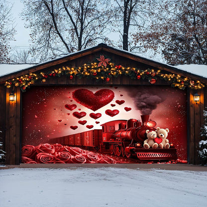 Lorva Garage Door Banner Decoration Journey Of Love