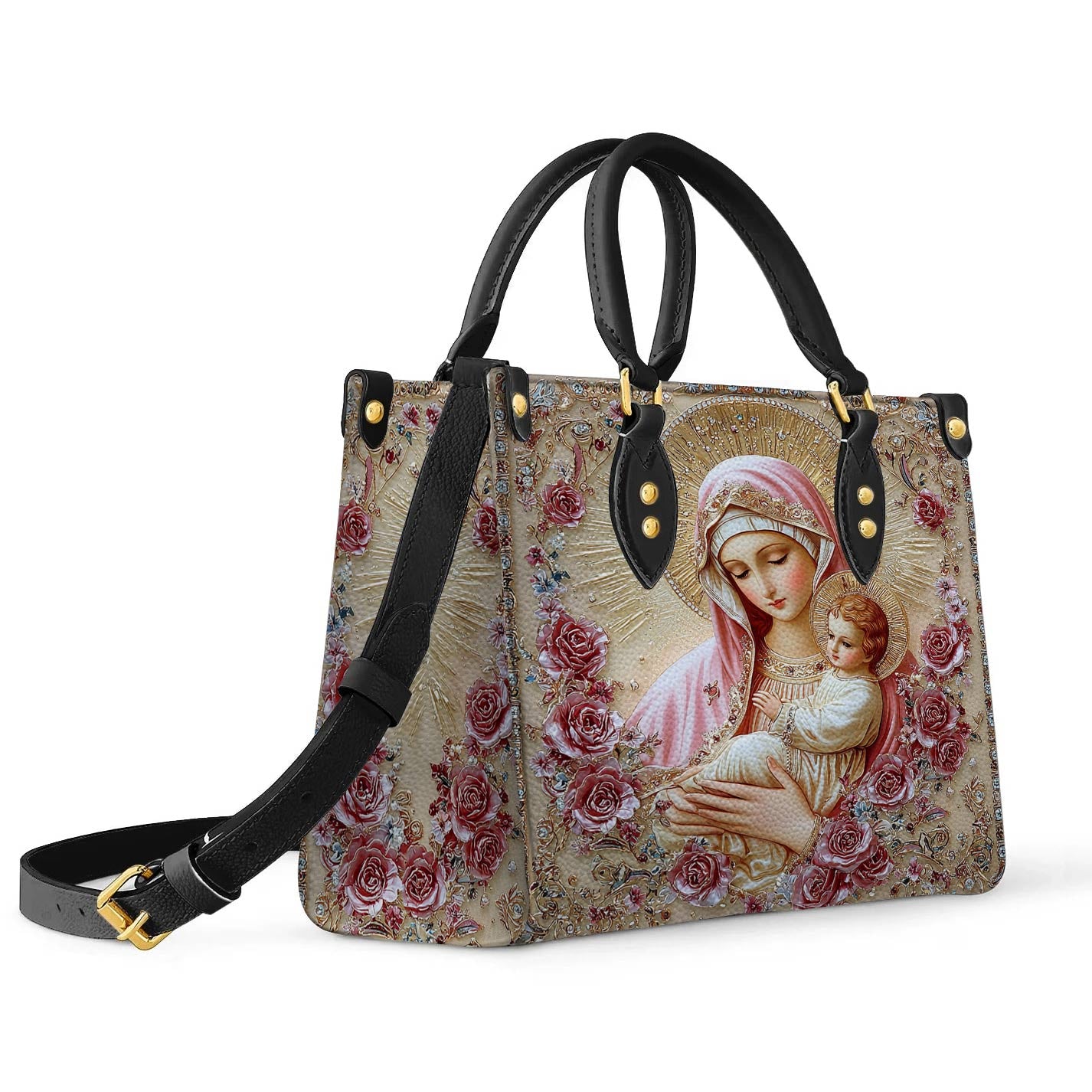 Lorva Leather Bag Sacred Rose Embrace