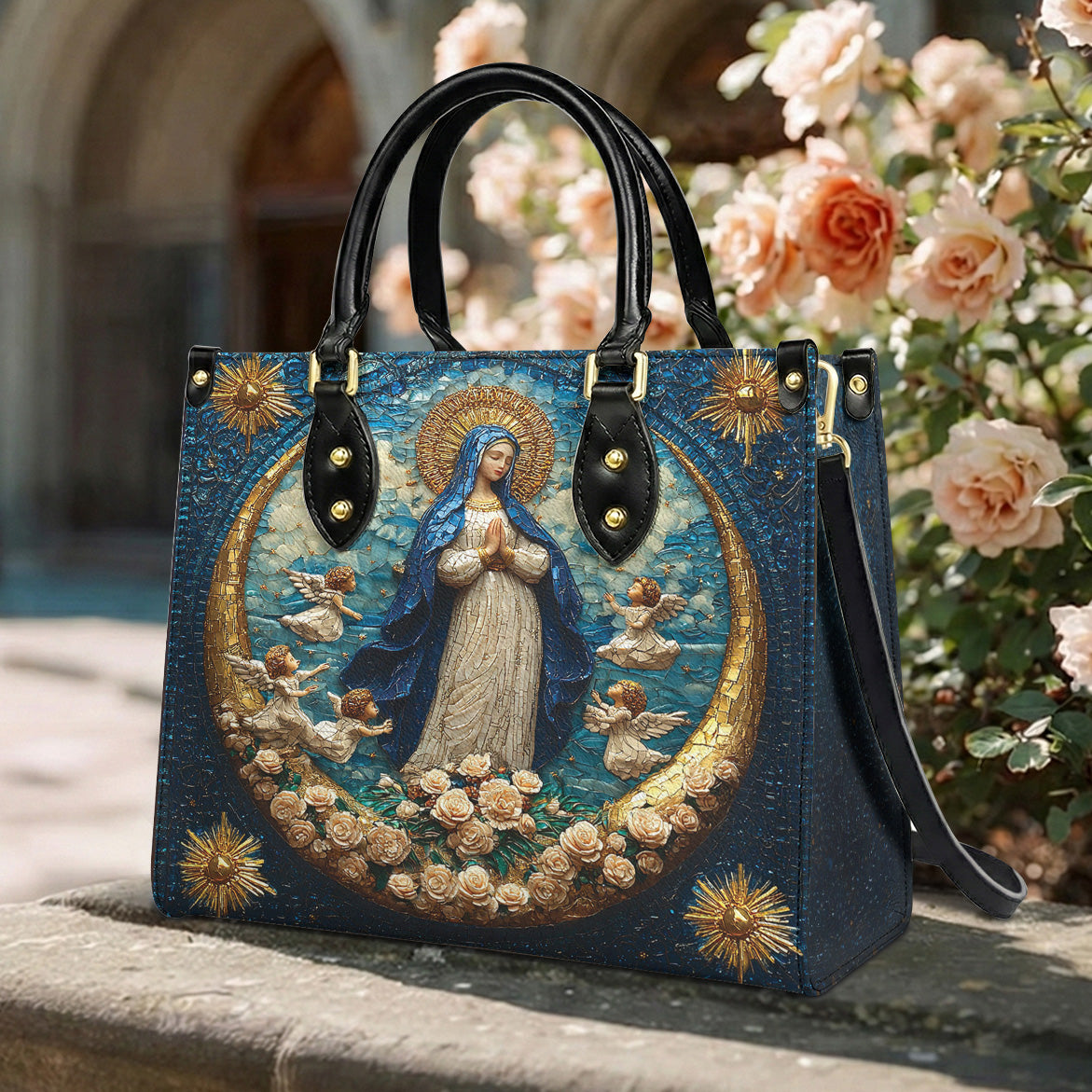 Lorva Leather Bag Gentle Virgin Mary