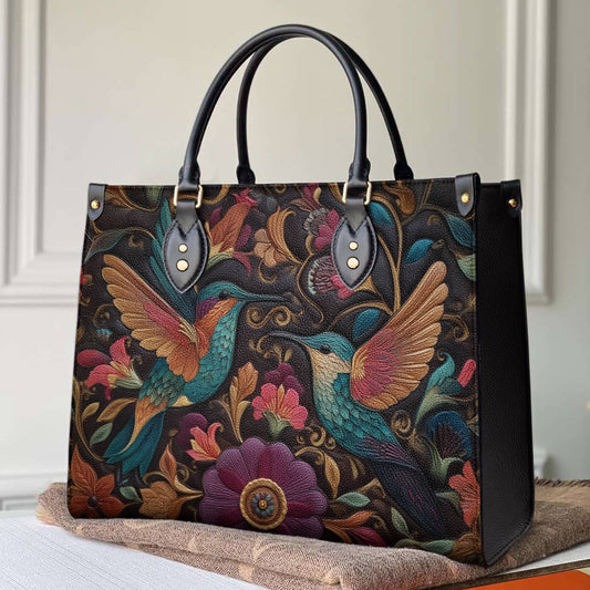 Lorva Hummingbird Leather Bag Wings of Serenity