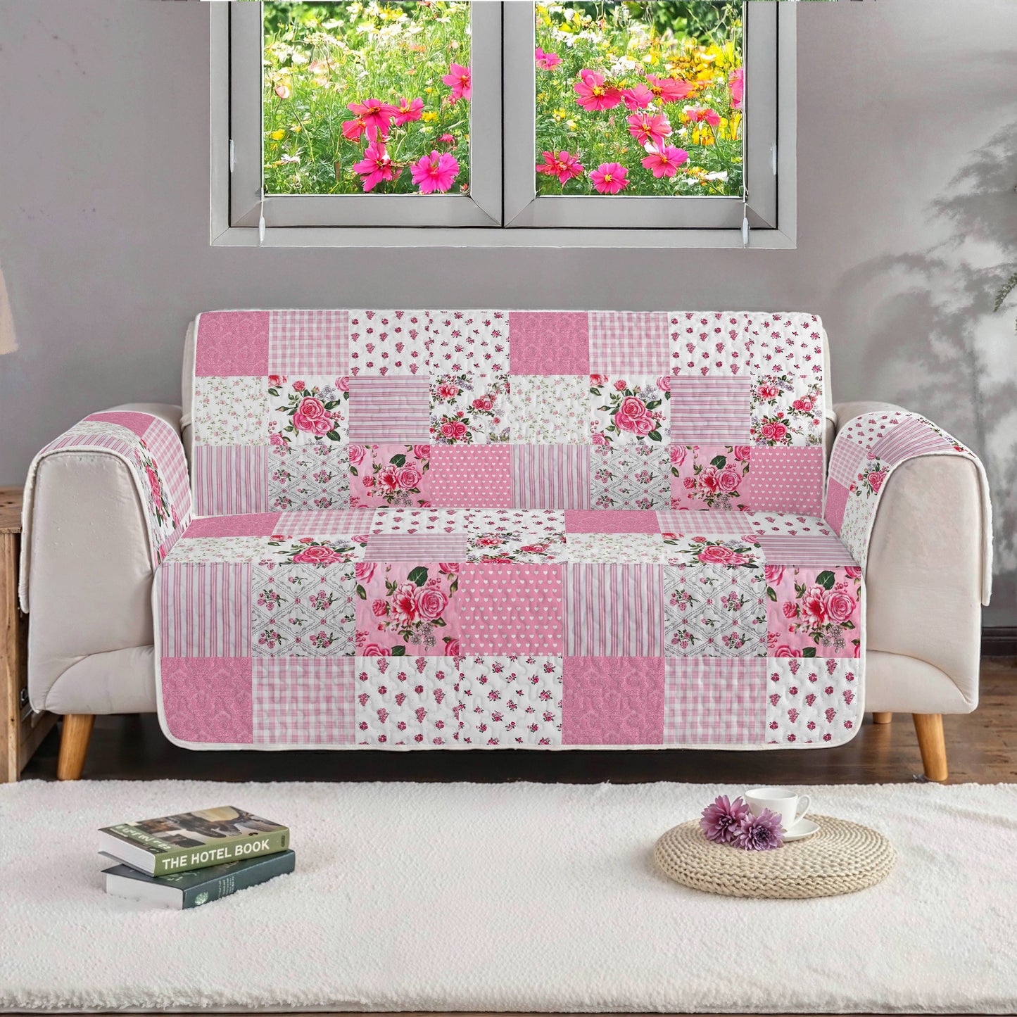 Lorva Sofa Cover Set Floral Sweet Love