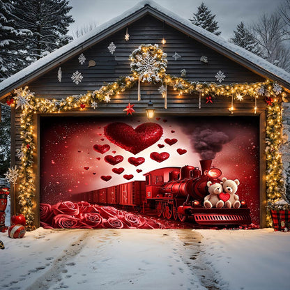 Lorva Garage Door Banner Decoration Journey Of Love