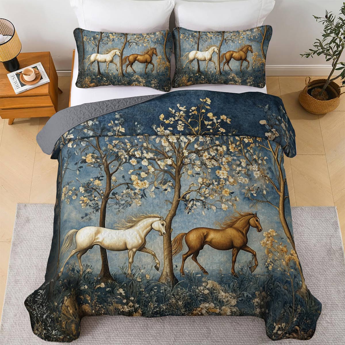Lorva All Season Quilt 3-Piece Set Wild Spirit