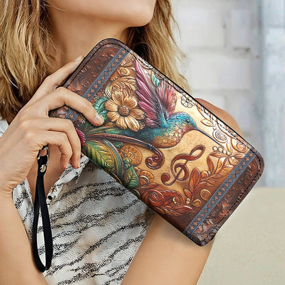 Lorva Leather Wallet Melody In Flight
