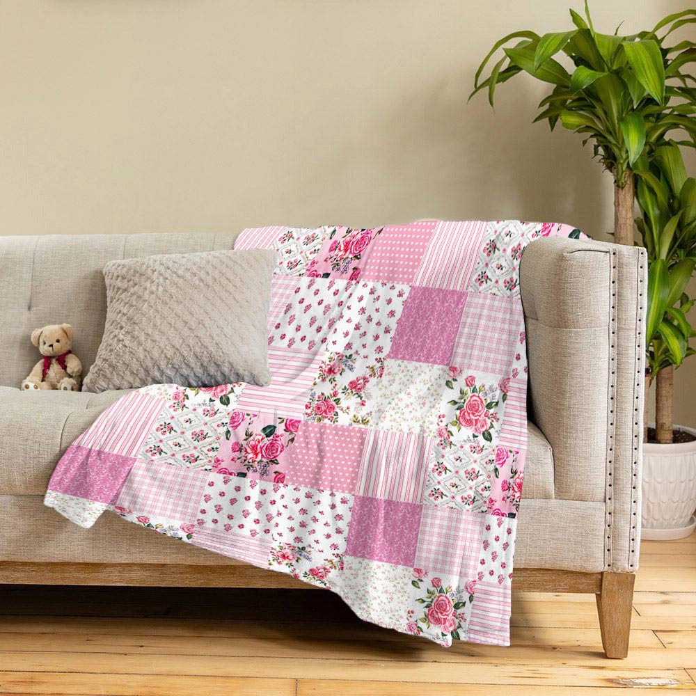 Lorva Fleece Blanket Sunflower Garden