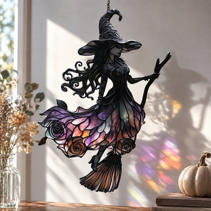 Lorva Witch Suncatcher Enchanted Witch