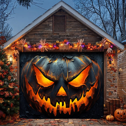 Lorva Halloween Garage Door Banner Decoration Pumpkin Of Darkness