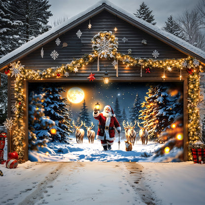 Lorva Christmas Garage Door Banner Decoration Christmas Delight