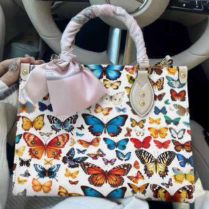 Lorva Leather Bag Butterfly Kaleidoscope