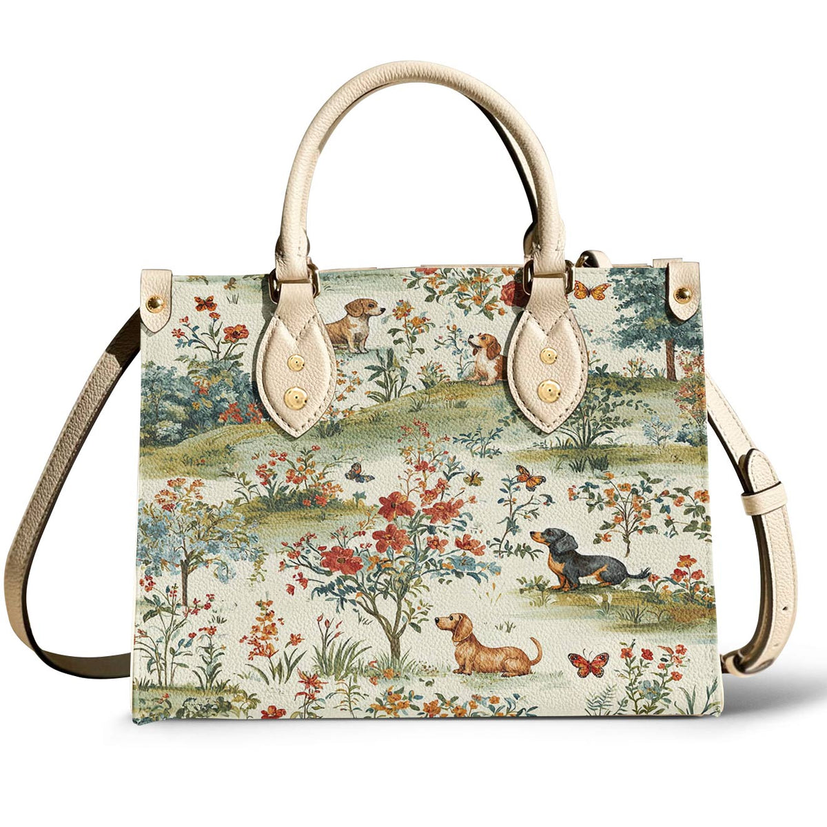 Lorva Dachshund Leather Bag The Gentle Garden
