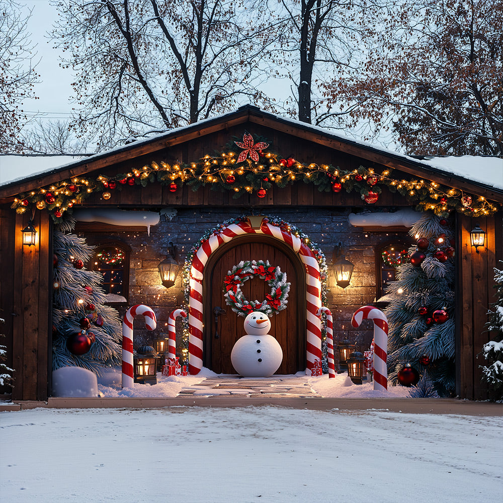 Lorva Christmas Garage Door Banner Decoration Christmas Gateway