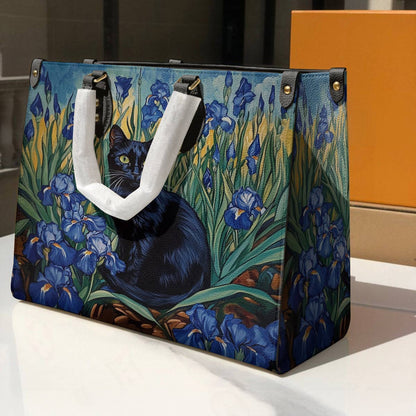 Lorva Leather Bag Iris Garden of Quiet Magic