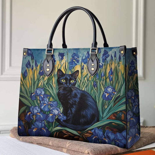 Lorva Leather Bag Iris Garden of Quiet Magic