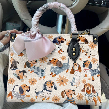 Lorva Dachshund Leather Bag Daisy Doxie