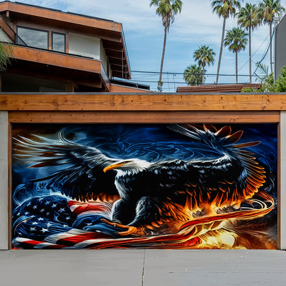Lorva Garage Door Banner Decoration Majestic Eagle