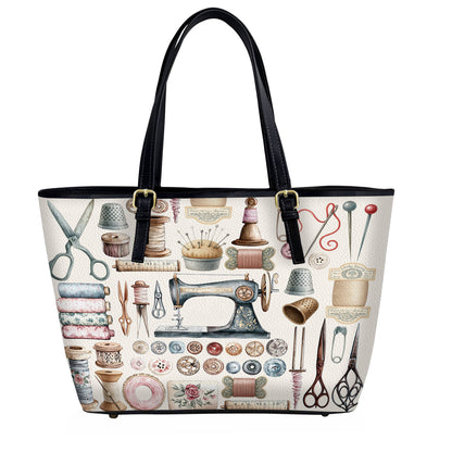 Lorva Leather Tote Bag Threaded Memories