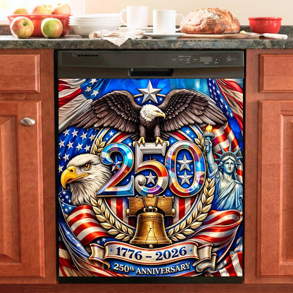 Lorva Magnetic Dishwasher Cover America 250th Anniversary