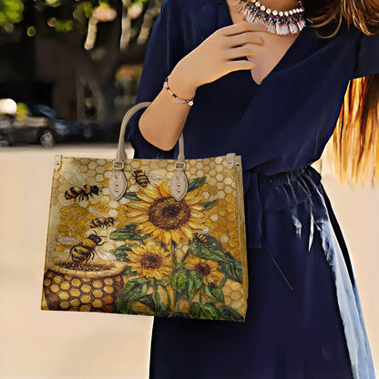 Lorva Leather Bag Bee Sunshine