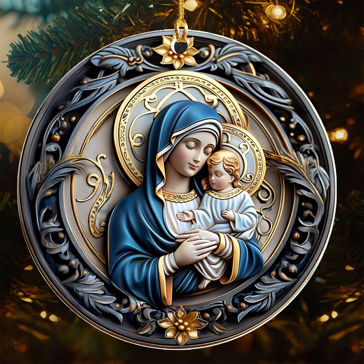 Lorva 2D Acrylic Ornament Holy Mother of Light