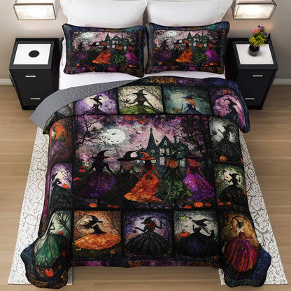 Witch Lorva All Season Quilt 3-Piece Set Enchanted Witches