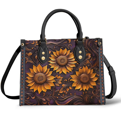 Lorva Leather Bag Sunflower Hope Love
