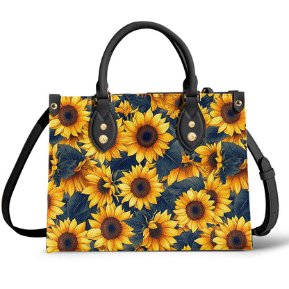 Lorva Sunflower Leather Bag Harvest Glow